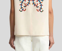 Etro - Paisley Silk T-Shirt Top