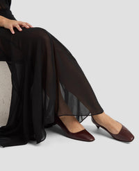 COCLICO Women's Sugar Pumps in oxblood leather - women's heels - view 5