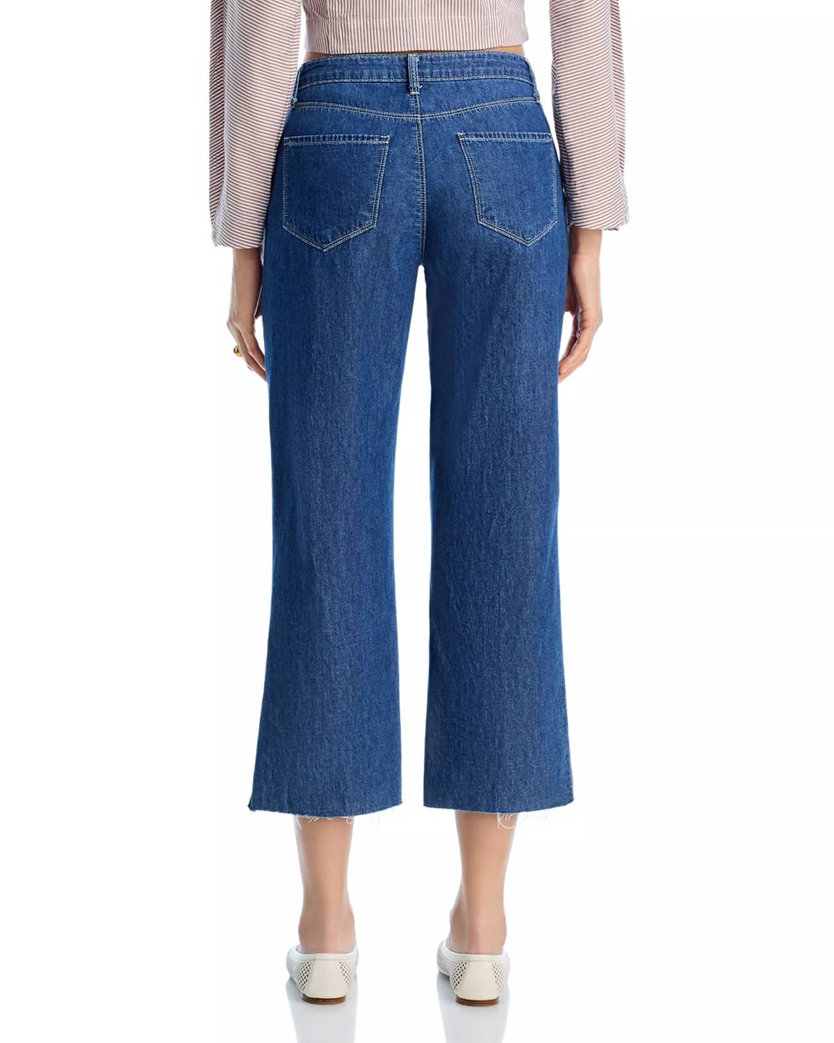 L'Agence - Wanda High Rise Cropped Straight Jeans