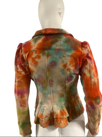 Tough Luv - Tie Dye Cotton Boho Blazer Jacket