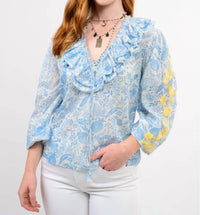 Sister Mary - Vivian Floral Top