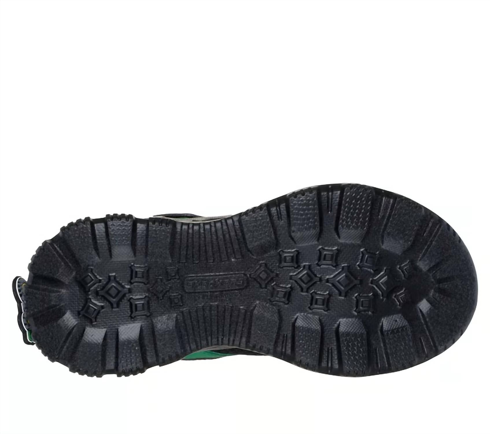 Skechers Boys John Deere Adventure Shoes in green black yellow - kids' sneaker - detail view