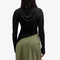 Sami Miro Vintage - Asymmetric Open Seam Hoodie