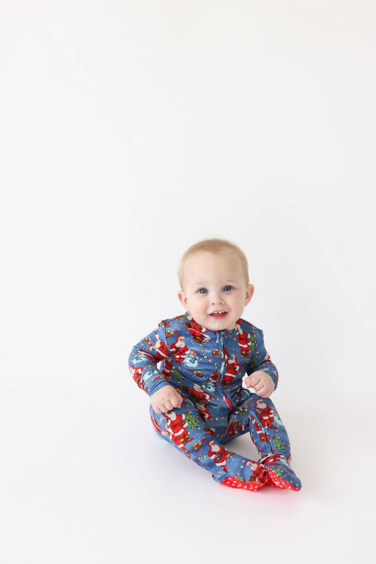 Posh Peanut - Boys Zippered One Piece Footie