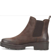 Born Women's Verona Boot in dark brown castago distressed - women's shoe - alternate view