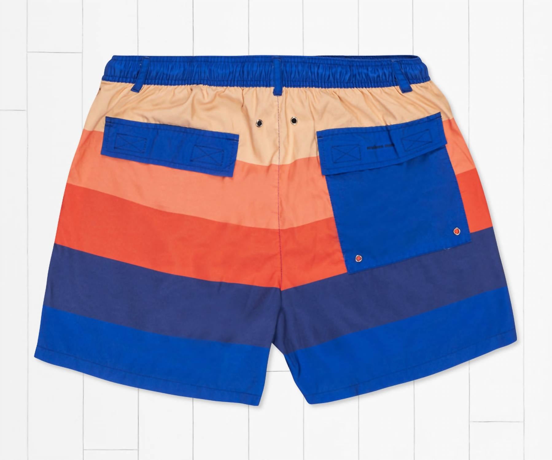 Southern Marsh - Men's Horizon Stripe Harbor Trunks
