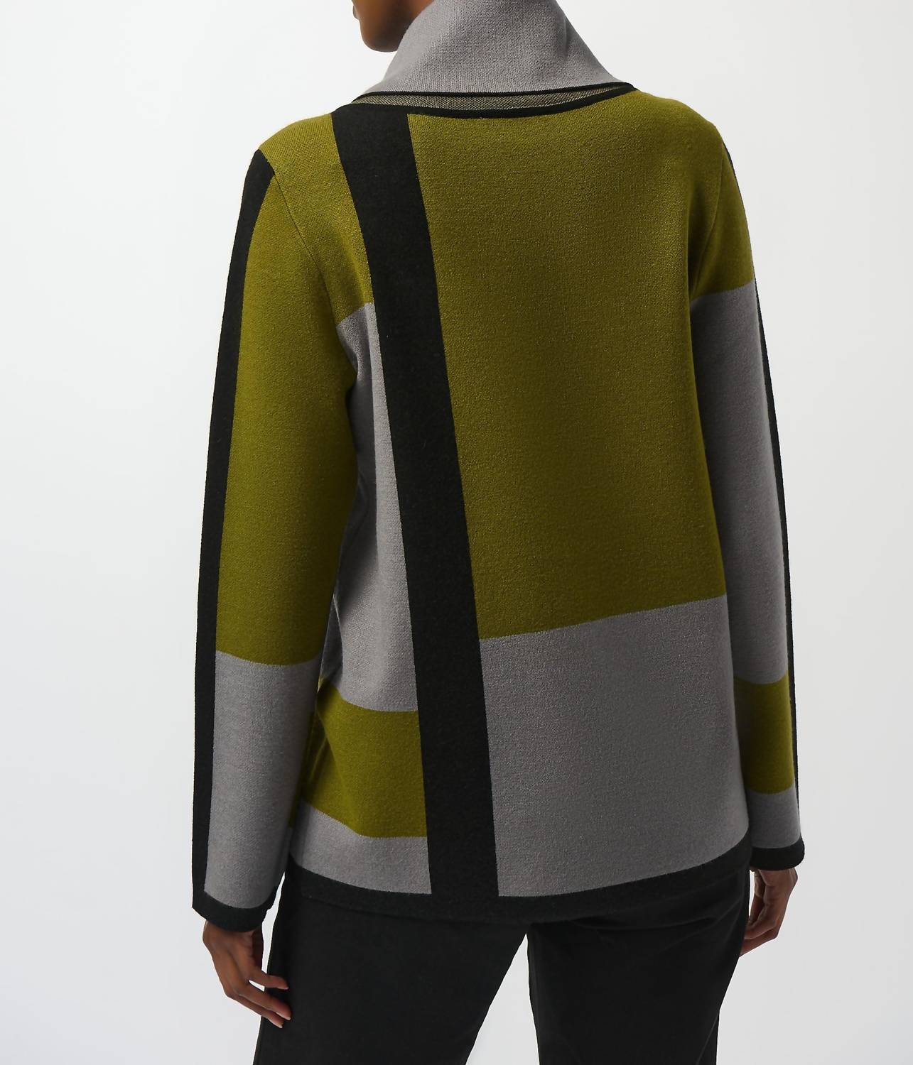 Joseph Ribkoff - Geometric Cowl Neck Winter Top