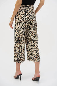 Joseph Ribkoff - Animal Print Pull On Culotte Pants