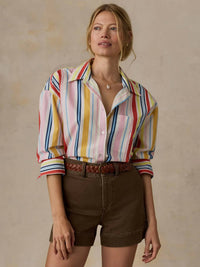 Faherty - Coastal Poplin Relaxed Shirt
