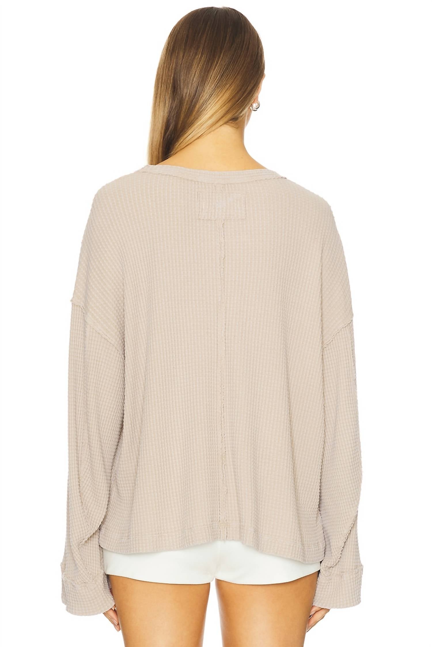 Free People - Dawson Pocket Thermal Sweater