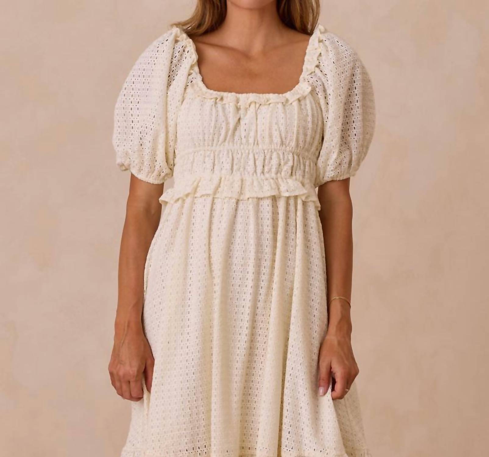 Rylee + Cru - Tenley Crochet Dress