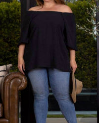 Stylish Wholesale - Off Shoulder Bell Sleeve