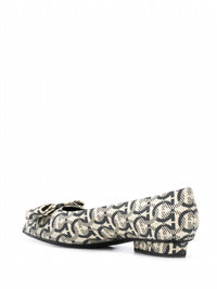 Salvatore Ferragamo - Women's Viva Gancini-woven Ballerinas Shoes