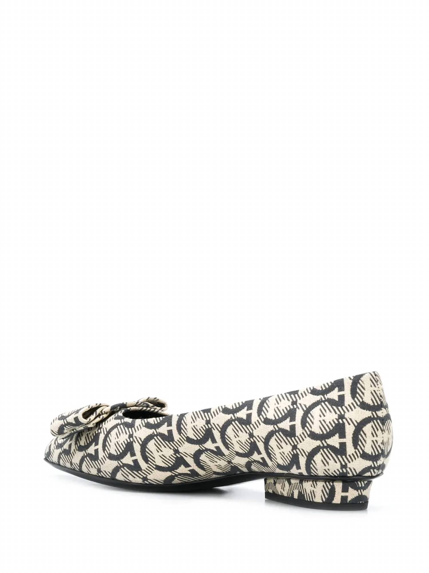 Salvatore Ferragamo - Women's Viva Gancini-woven Ballerinas Shoes