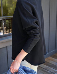 Frank & Eileen - Effie Funnel Neck Capelet Sweatshirt