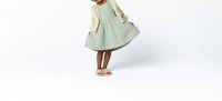 Omamimini - Quilted Poplin Pinafore Dress