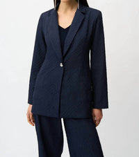 Joseph Ribkoff - Geometric Textured Blazer Jacket