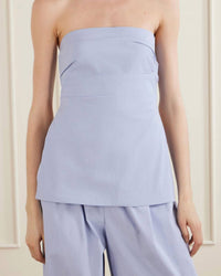 St. Agni - Strapless tie back top