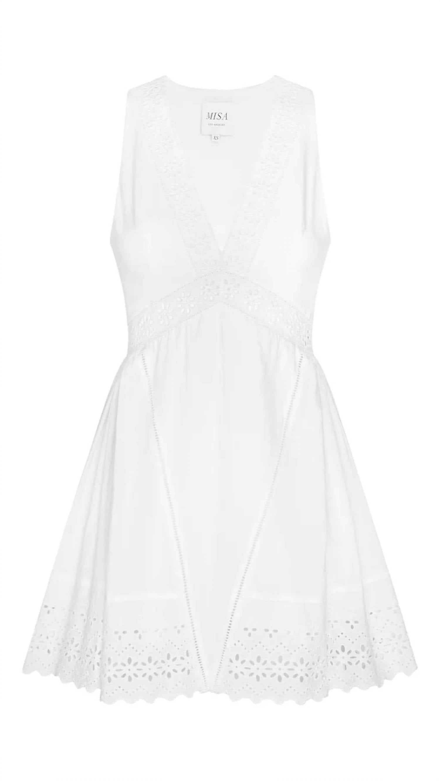 Misa Los Angeles - Cicely Eyelet Mini Dress