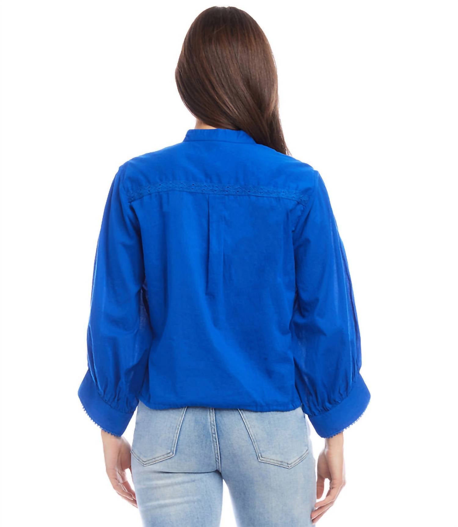 Karen Kane - Lace Trim Top