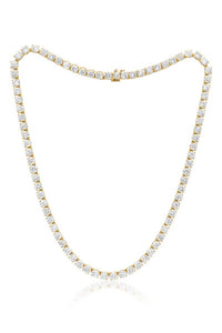 Diana M Jewels - Women's Rare 26.43 Carat Diamond Tennis Necklace