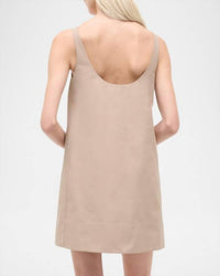 STAUD Glade Mini Dress in desert - women's dress - detail view