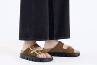 Birkenstock - Women's Papillio Arizona Chunky Suede Leather Sandals