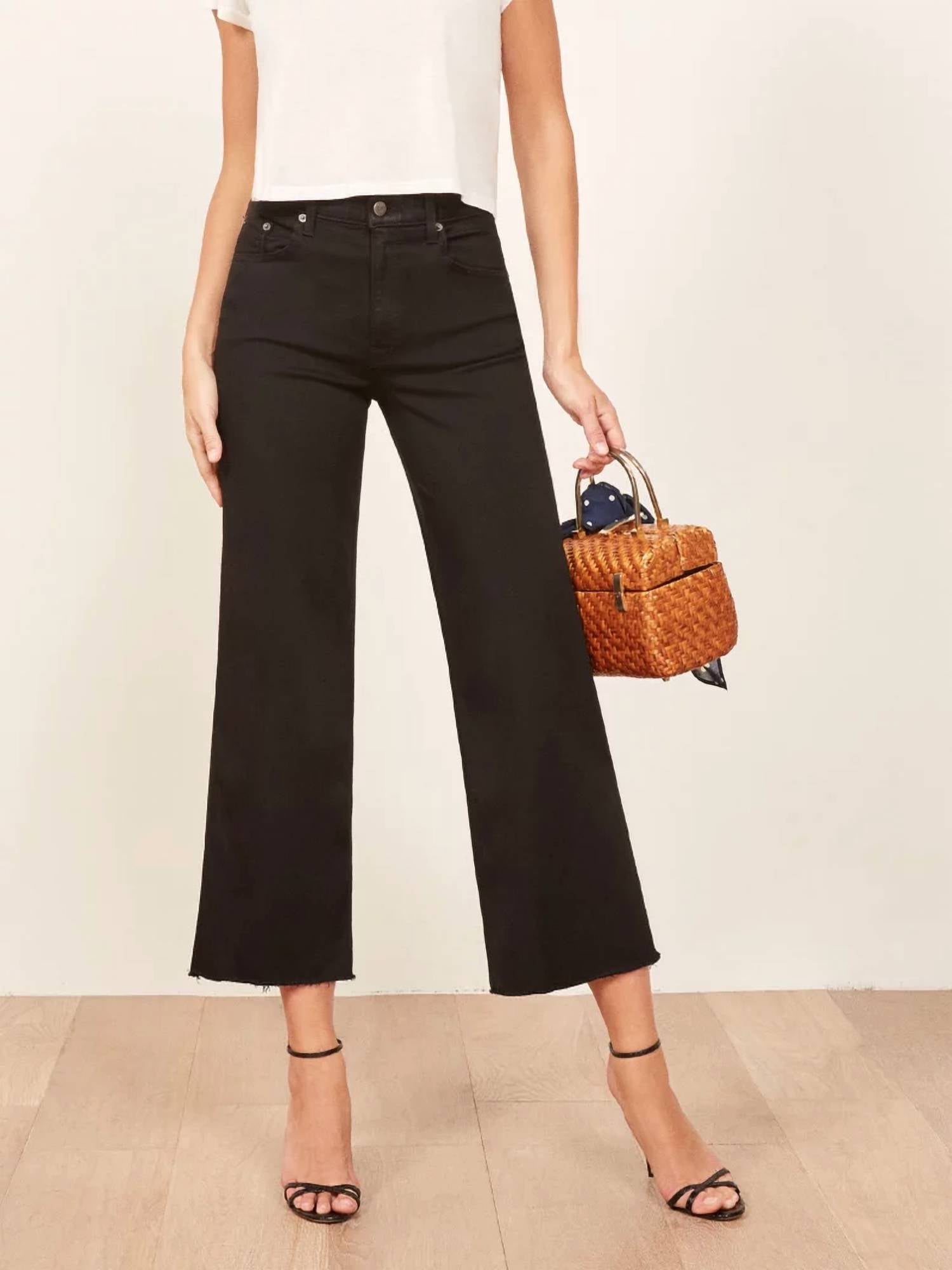 Reformation - Stretch Flood Jeans