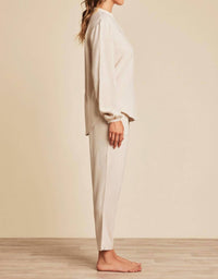 Barefoot Dreams - Linen Blend Long Sleeve Blouse