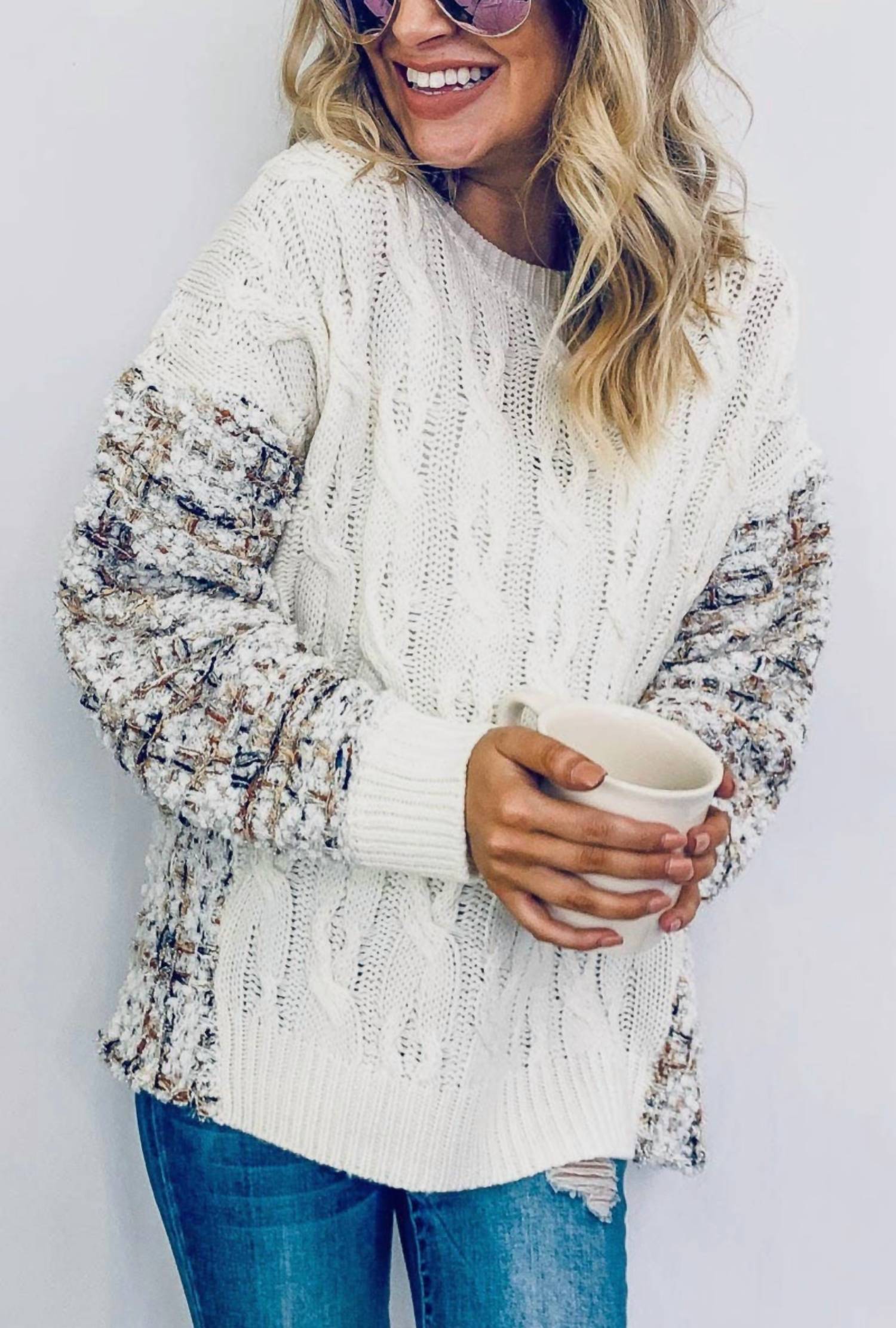 And The Why - Greta Oversized Sweater