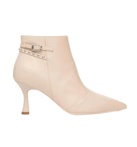 NeroGiardini Women's Pointed Toe Ankle Boot in natura - women's shoe