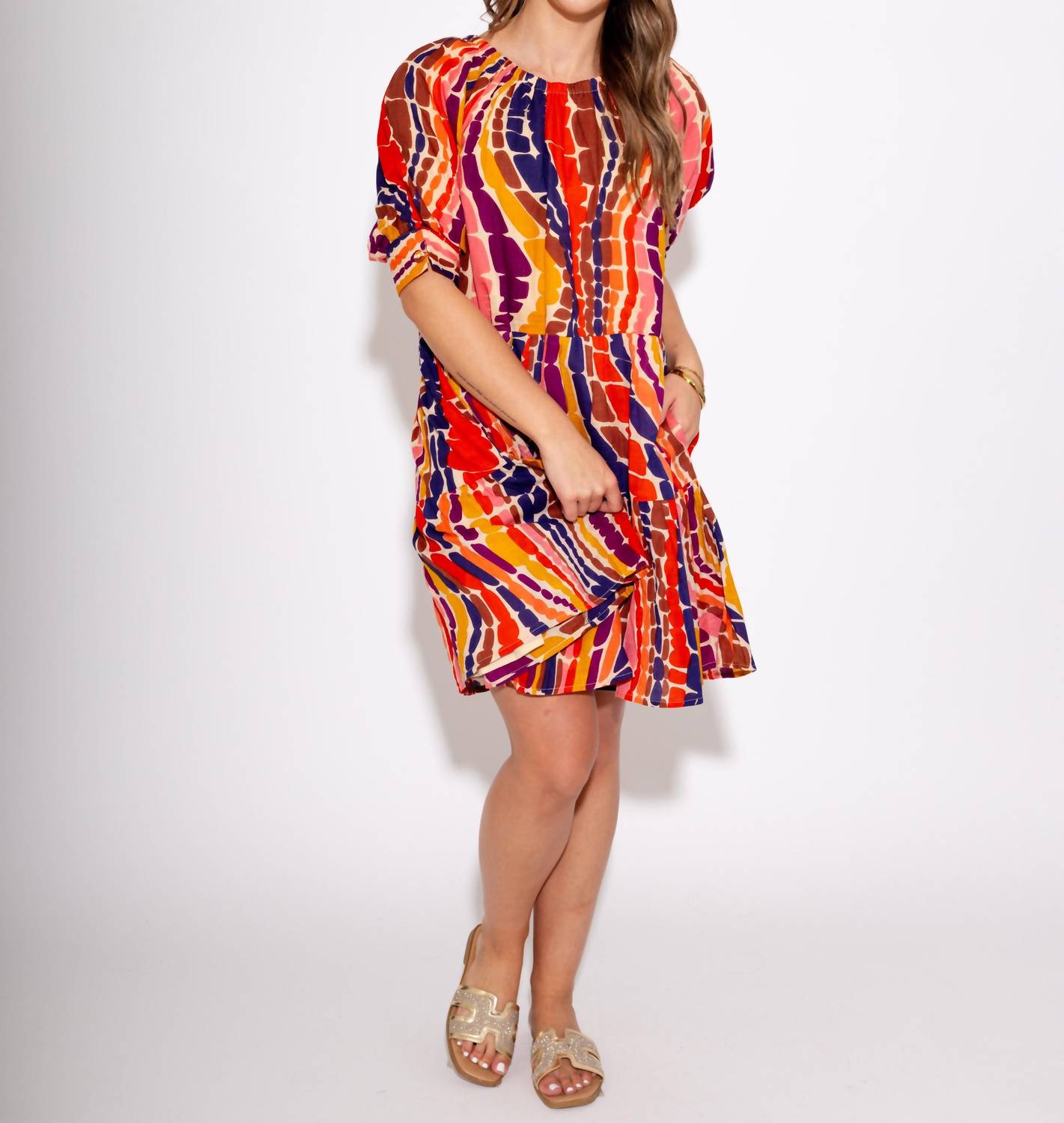 Ivy Jane - Waves Of Color Dress
