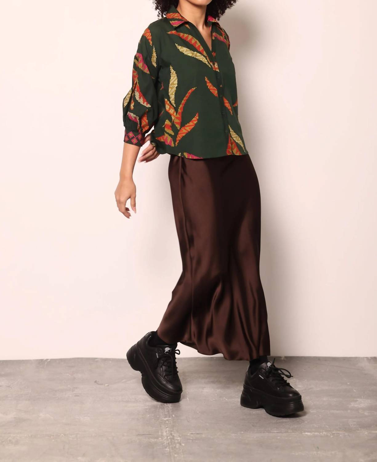 Maude Vivante - Forest Stitch Elsa Top