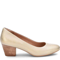 Sofft WOMEN'S LINDON PUMP in oro gold - women's heels - detail view