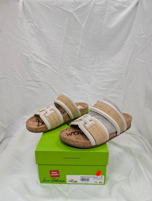 Sam Edelman - ROWAN, NTRL/WHT RAFFIA