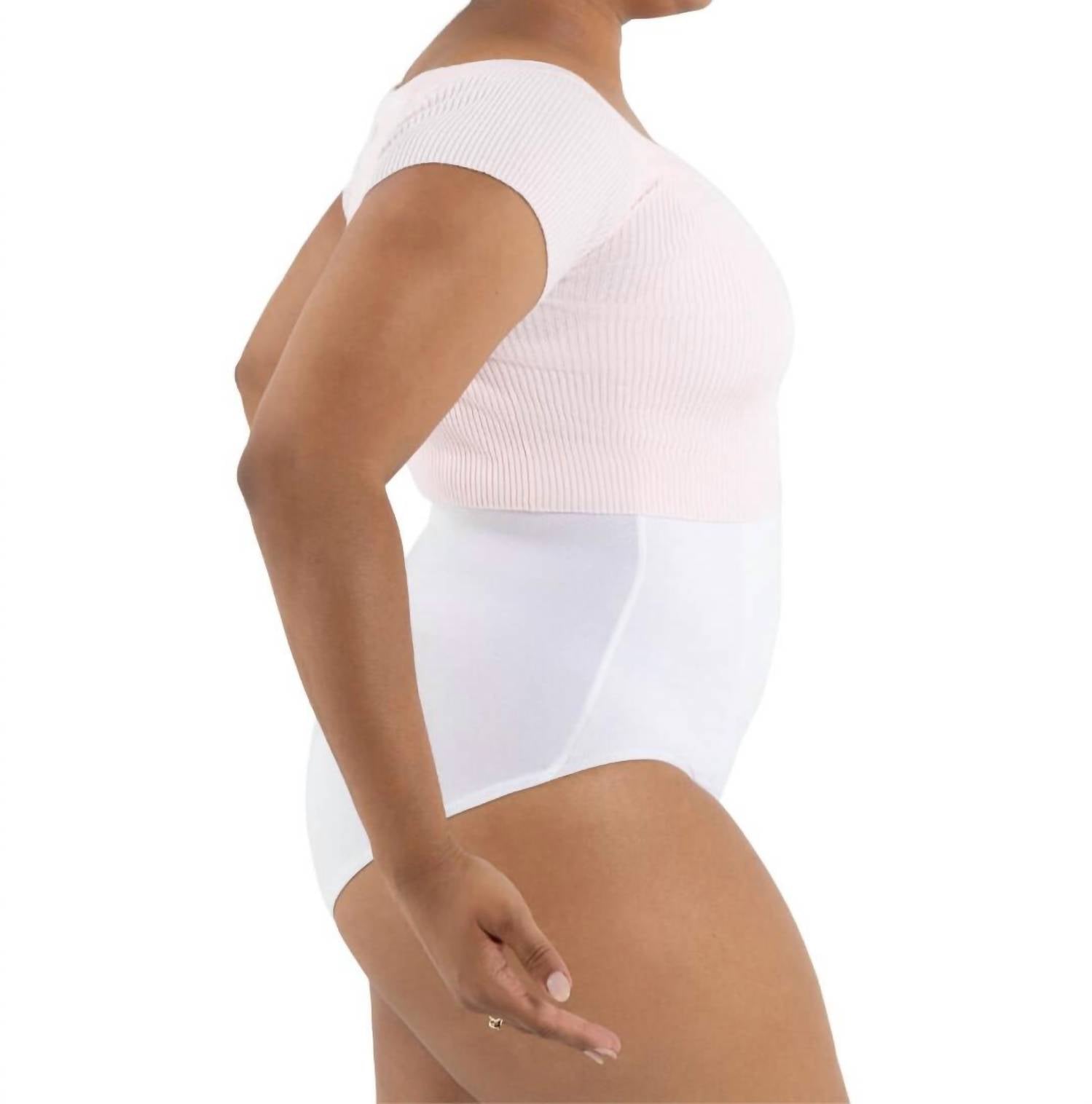 Capezio - Ribbed Knit Cropped Sweater
