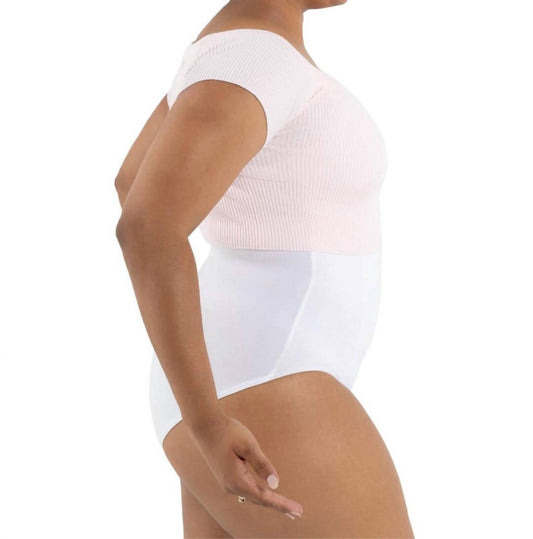 Capezio - Ribbed Knit Cropped Sweater