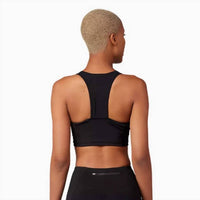 Fox Racing Women's Motive Midi Sports Bra in black - women's intimate - detail view