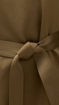 Nanushka - Genaya Satin Structured Belted Dress