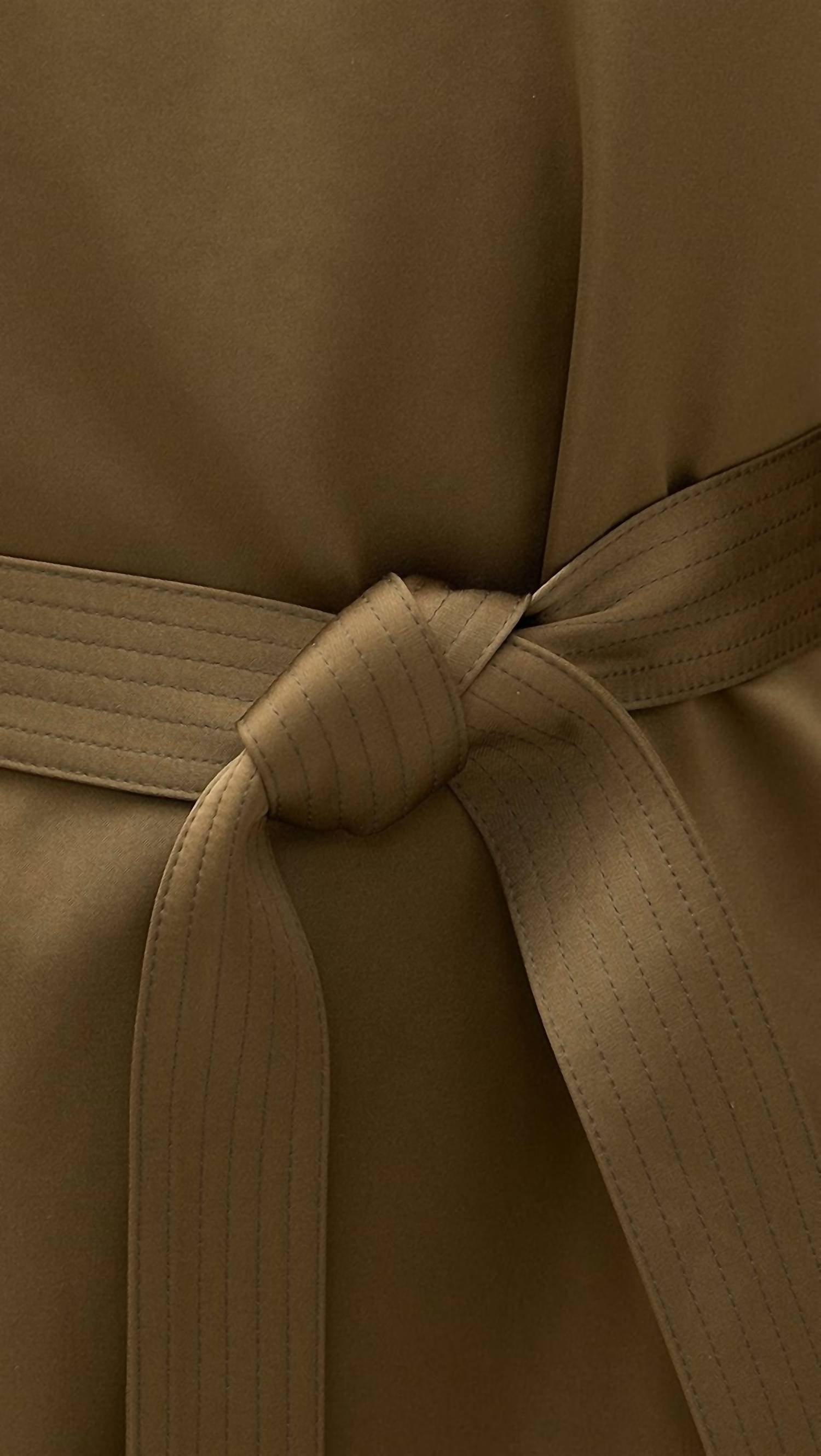Nanushka - Genaya Satin Structured Belted Dress