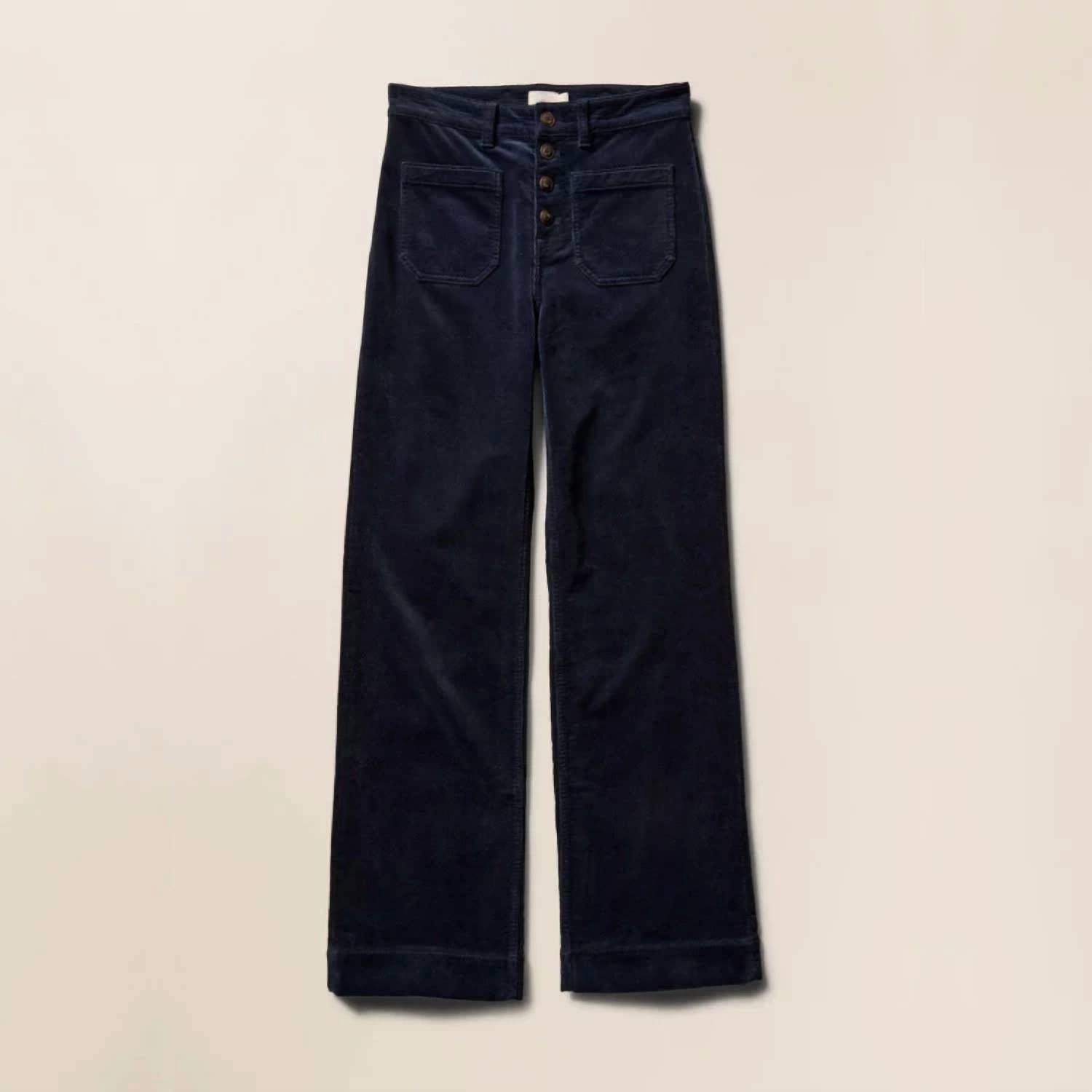 Faherty - Women's Stretch Terry Cord Patch Pant