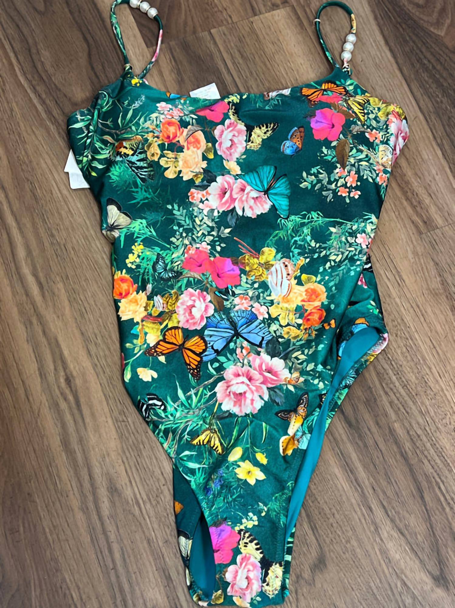 L'Agence - Women's Botanical Butterfly One-piece Swimsuit