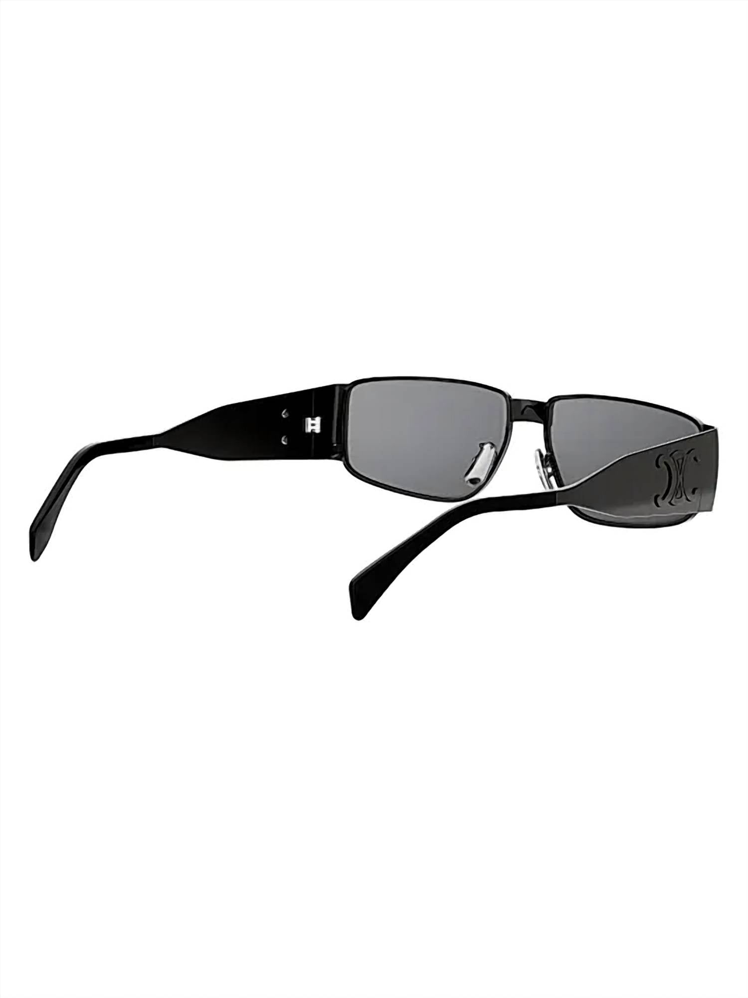 Celine - Men's Metal Triomphe Rectangular Sunglasses