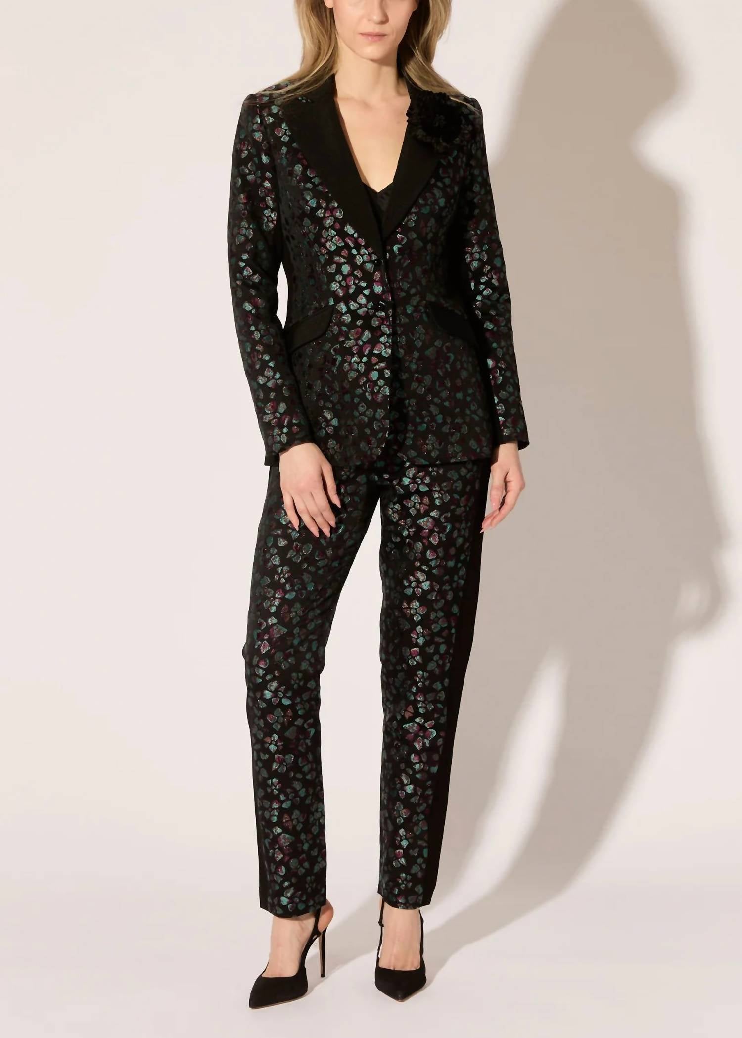 Hilton Hollis - Arbora Jacquard Straight Leg Pants