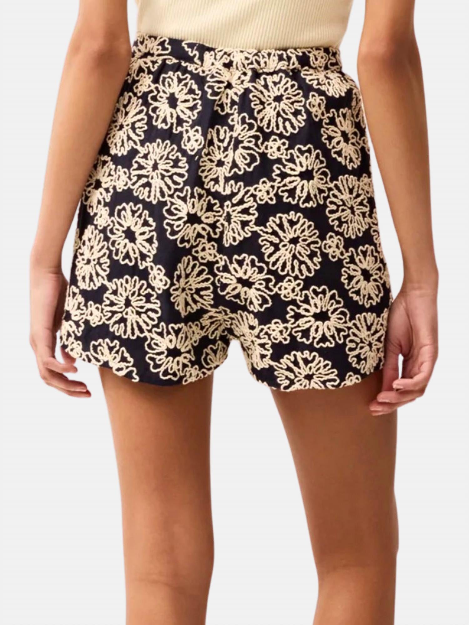 Marie Oliver - Floral Embroidered Cleo Shorts