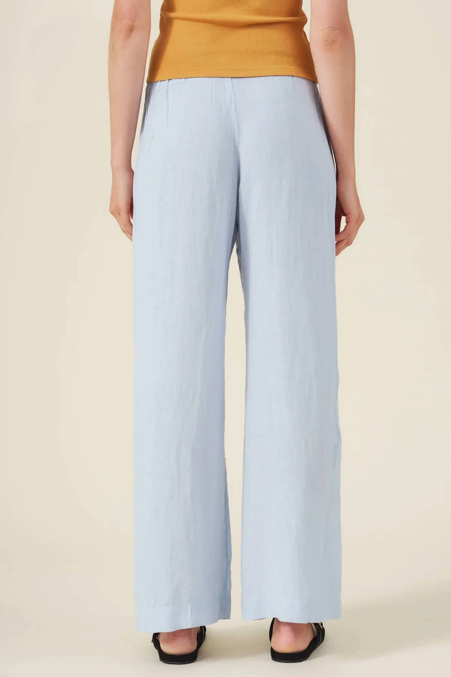 Velvet By Graham & Spencer - Stephanie Woven Linen Pant