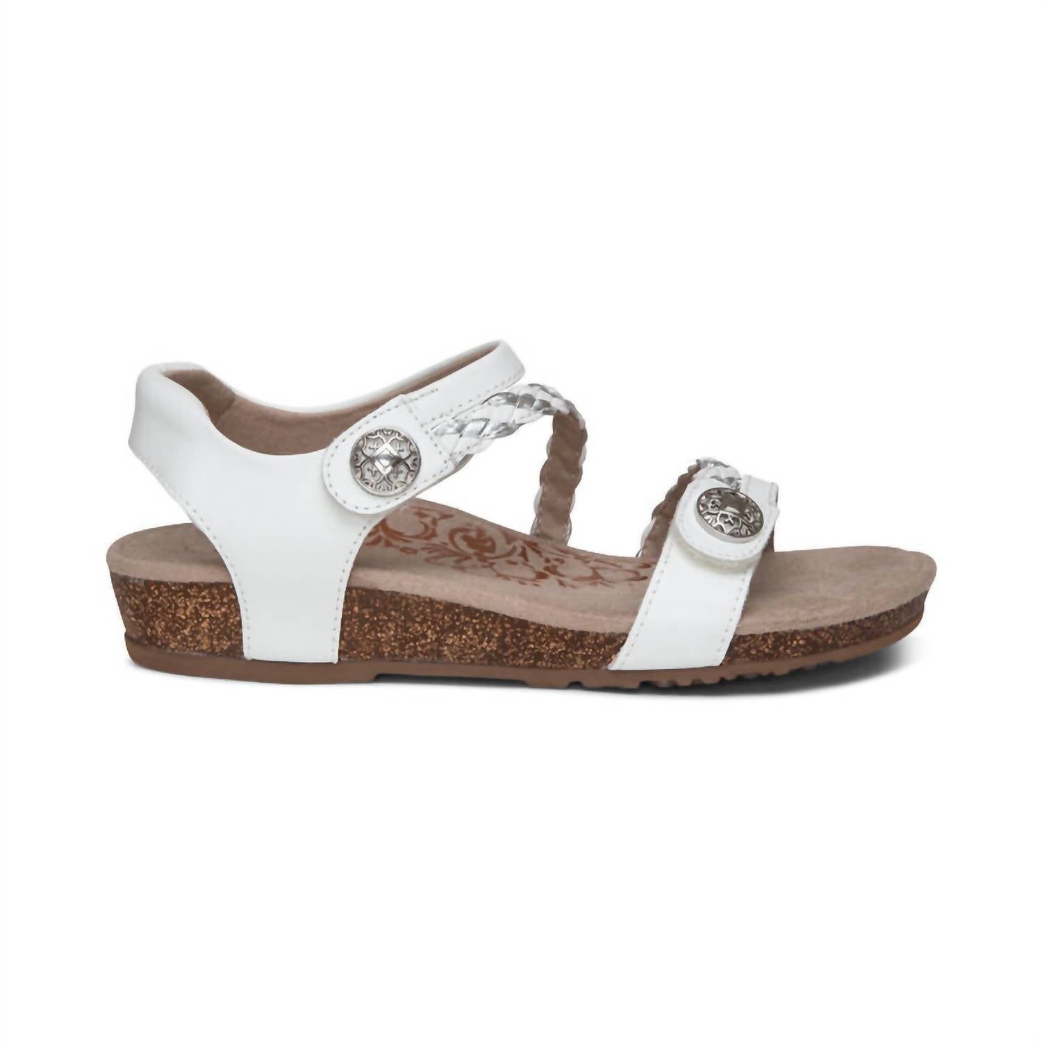 Aetrex - Women's Jillian Braided Quarater Strap Sandals