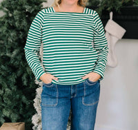 Polagram - Paris Stripe Top