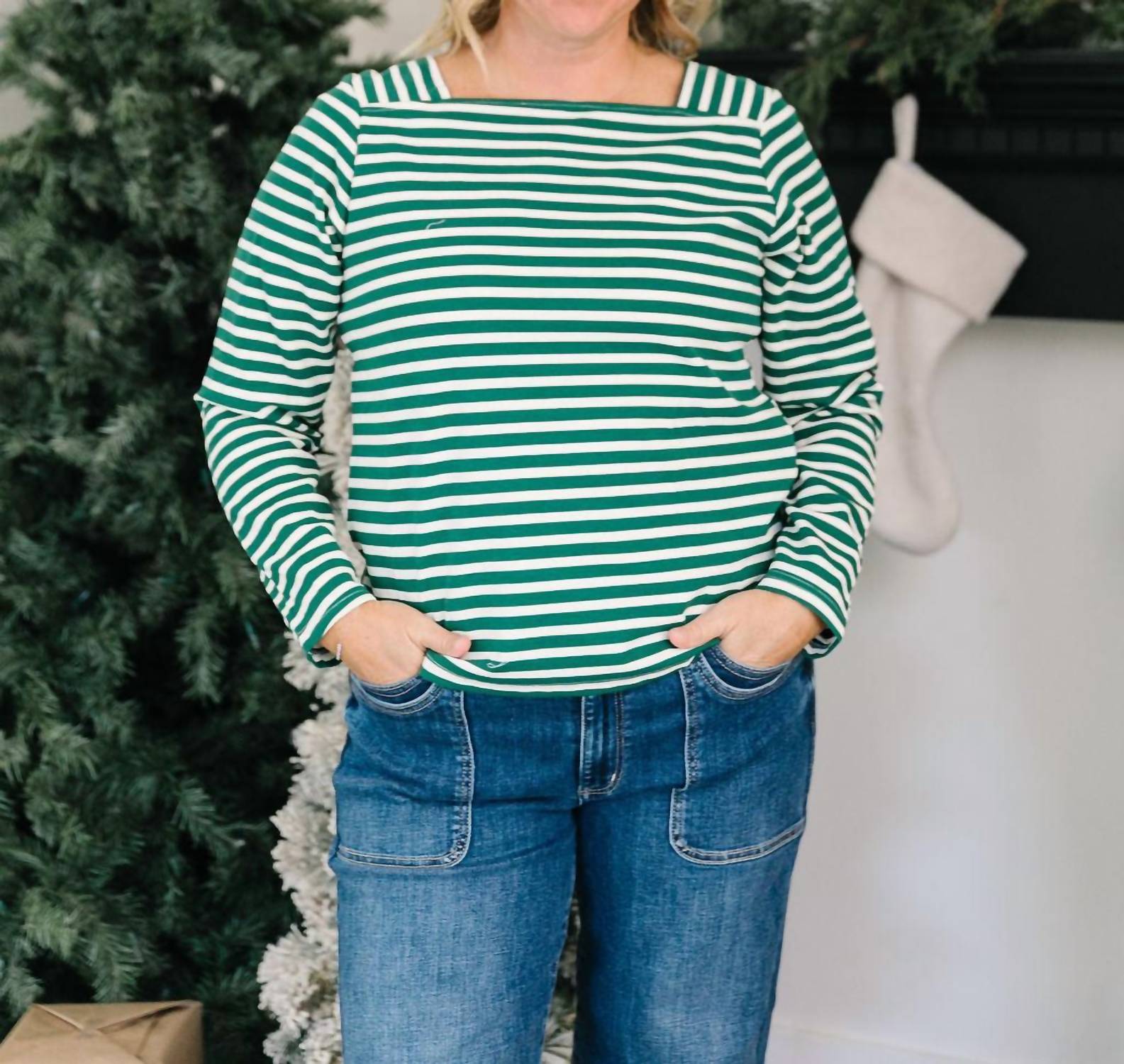 Polagram - Paris Stripe Top