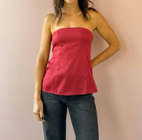 Sadie & Sage - Romy Satin Tube Top